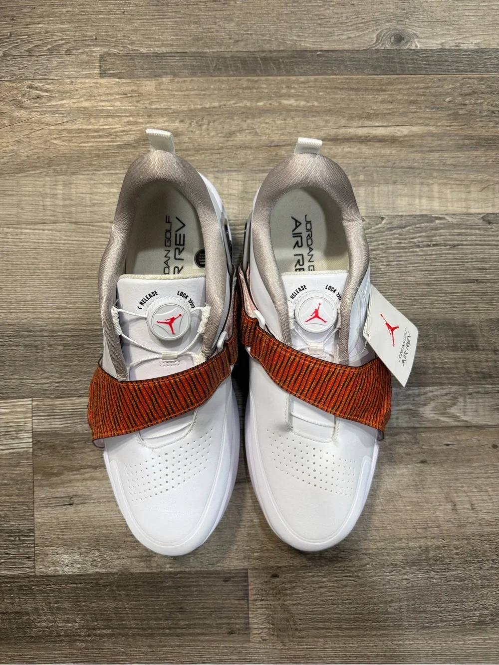 Nike Air Jordan Golf Shoes White Black Infrared FV6338-102